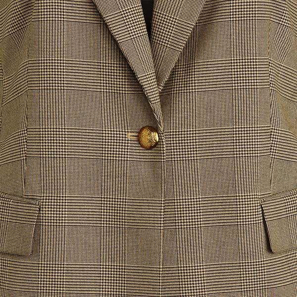 Glencheck-Blazer Lauren Woman in Braun/Sandbraun multi 6