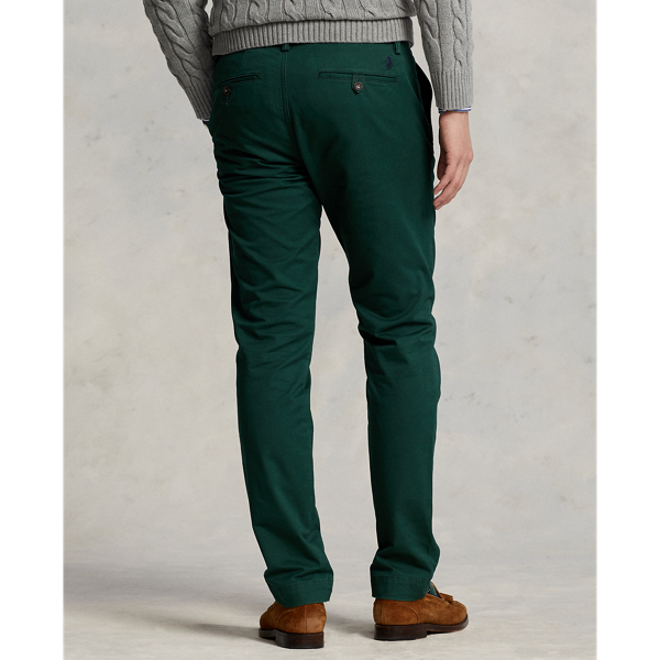 College Green Stretch Straight Fit Washed Chino Pant Polo Ralph Lauren 5