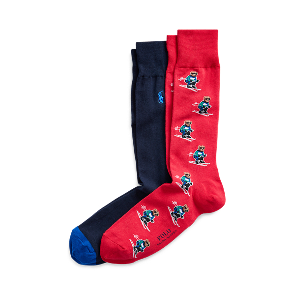 Ski Bear Dress Sock 2-Pack Polo Ralph Lauren in 1