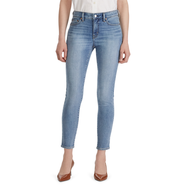 Light Worn Wash Premier Skinny Ankle Jeans Lauren 3