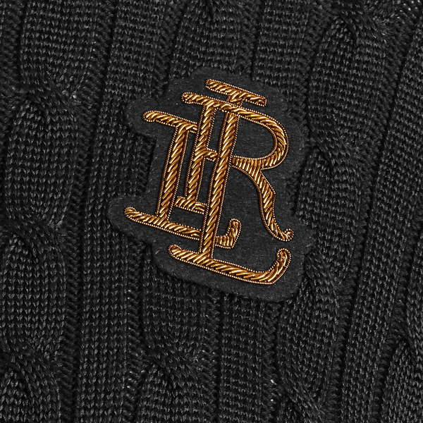 Black Crest Cable Jumper Lauren 5