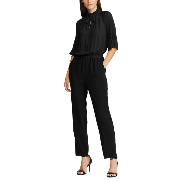 Combinaison manches trois-quarts Lauren en Black 3