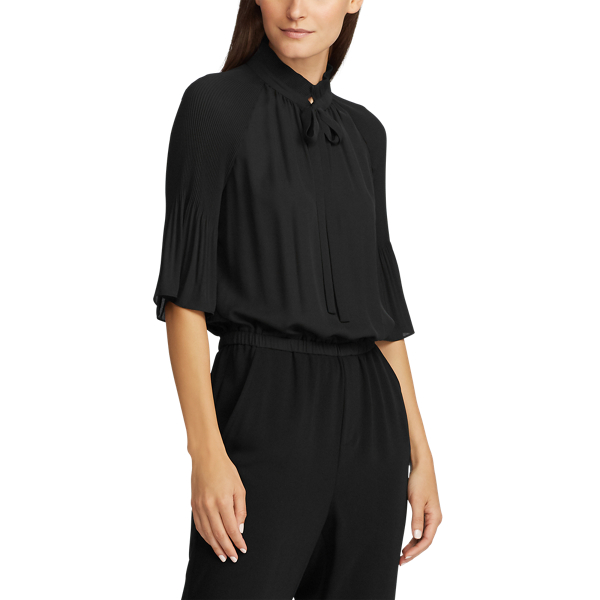Combinaison manches trois-quarts Lauren en Black 4