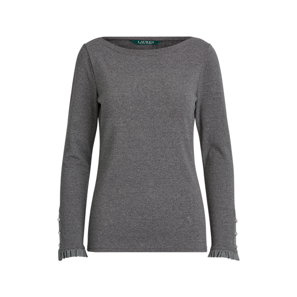 Long-Sleeve Boatneck Shirt Lauren em 1