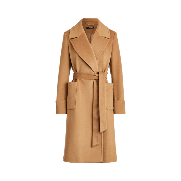 Wool Blend Wrap Coat for Women Ralph Lauren NO