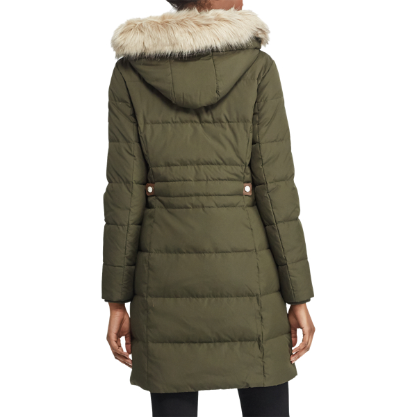 Litchfield Loden Quilted Down Coat Lauren Petite 4