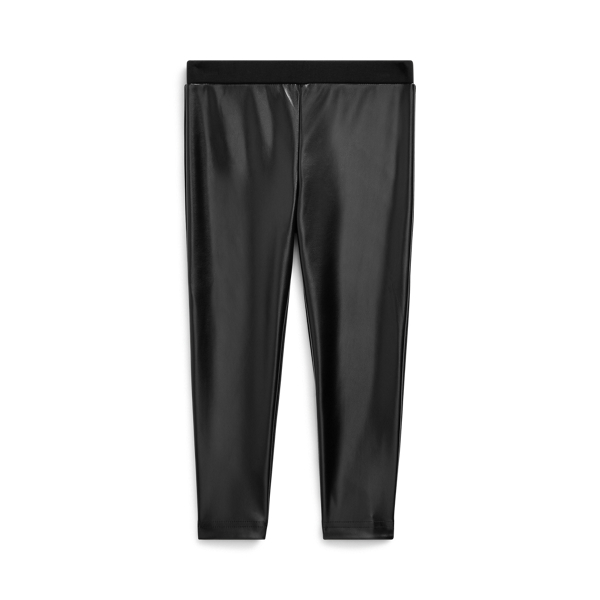 Leggings aus veganem Kunstleder