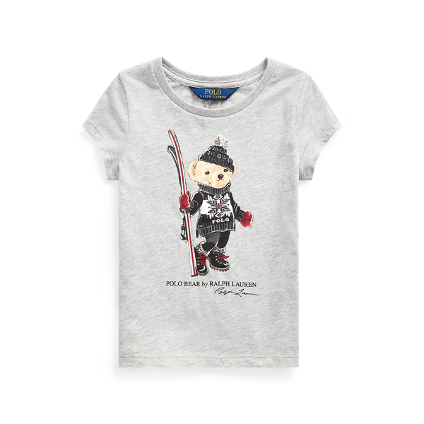 Ski Bear Cotton Jersey Tee Girls 1.5-6.5 Years in 1