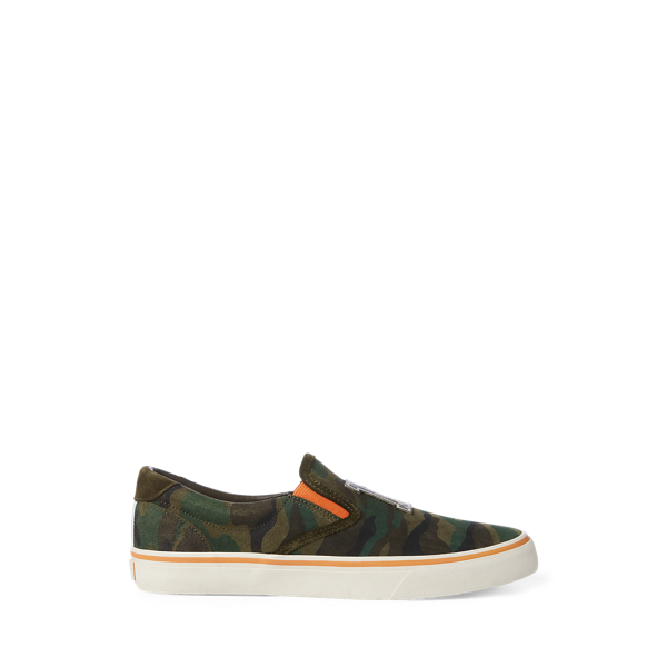 Thompson Camo Suede Trainer Polo Ralph Lauren 1