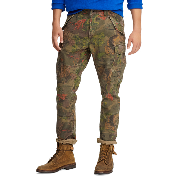 Hawaiian Camo Classic Fit Cargo Trouser Big & Tall 3