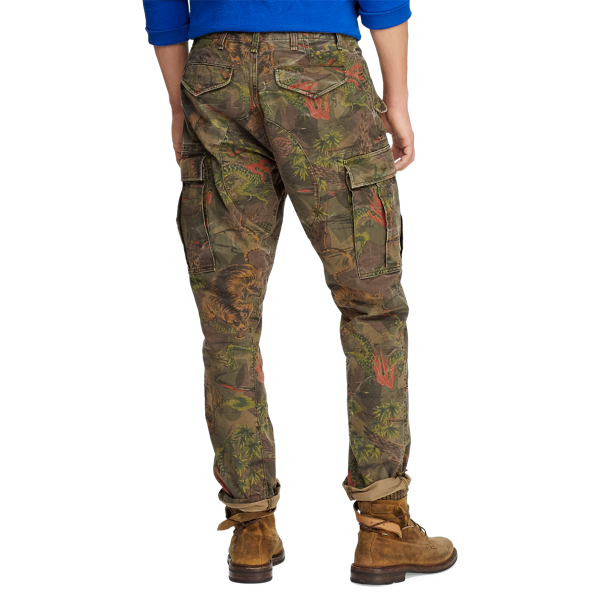 Hawaiian Camo Classic Fit Cargo Trouser Big & Tall 4