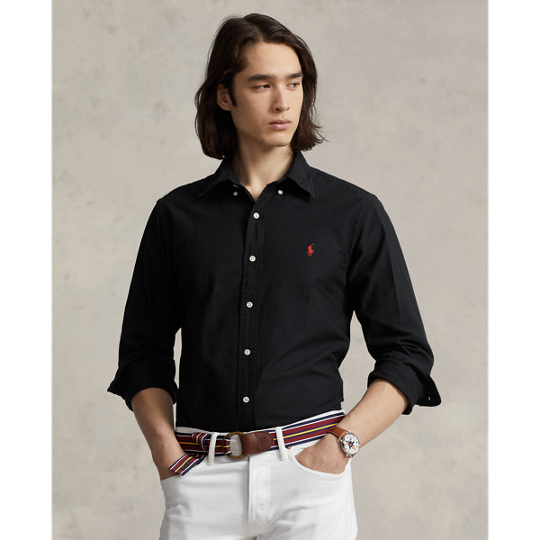 Polo nera ralph lauren best sale