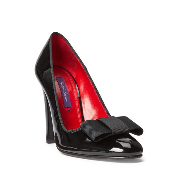Black Mallorie Patent Leather Pump Ralph Lauren Collection 2