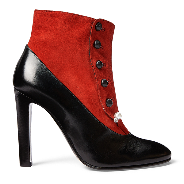 Marykate Heeled Buttoned Boot Ralph Lauren Collection in 1