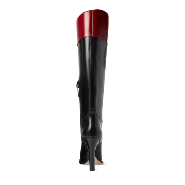 Black Reese Calfskin Boot Ralph Lauren Collection 4