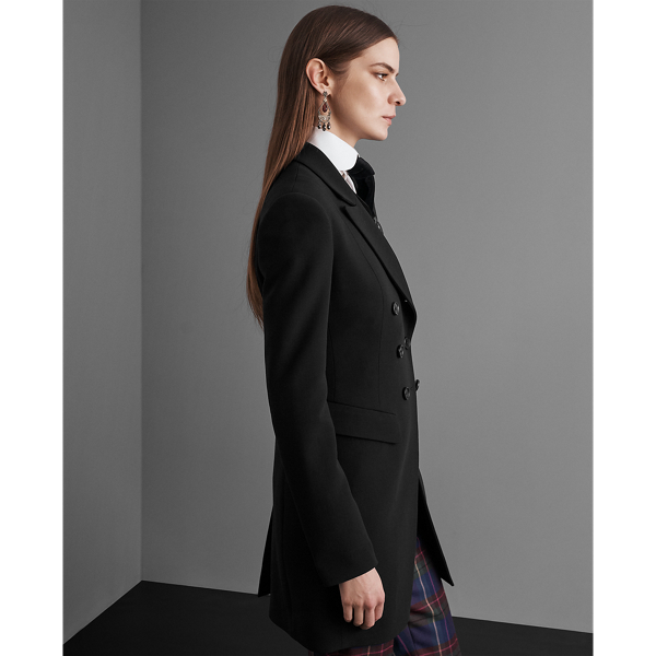 Black Dustyn Double-Faced Jacket Ralph Lauren Collection 4