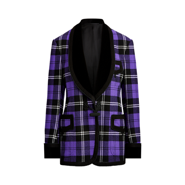 Wilde Plaid Smoking Jacket Ralph Lauren Collection 1