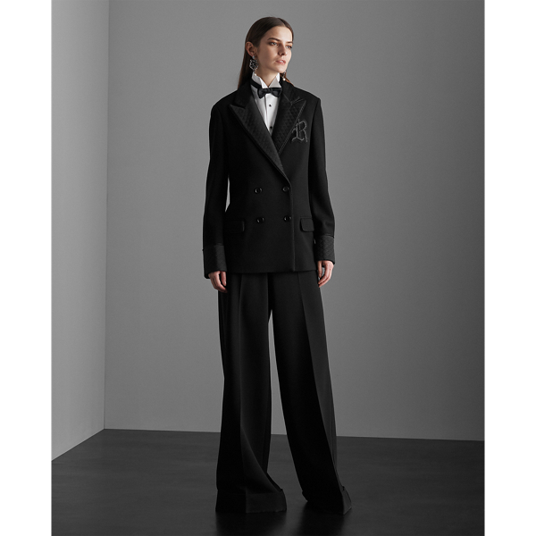 Black Double-Breasted Jumper Jacket Ralph Lauren Collection 3