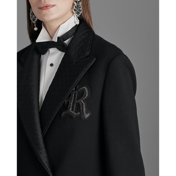 Black Double-Breasted Jumper Jacket Ralph Lauren Collection 5