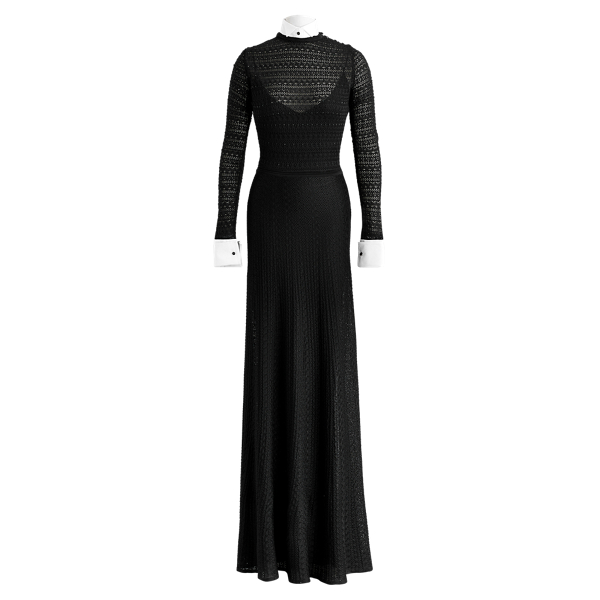 Crystal Silk Knit Gown Ralph Lauren Collection 1