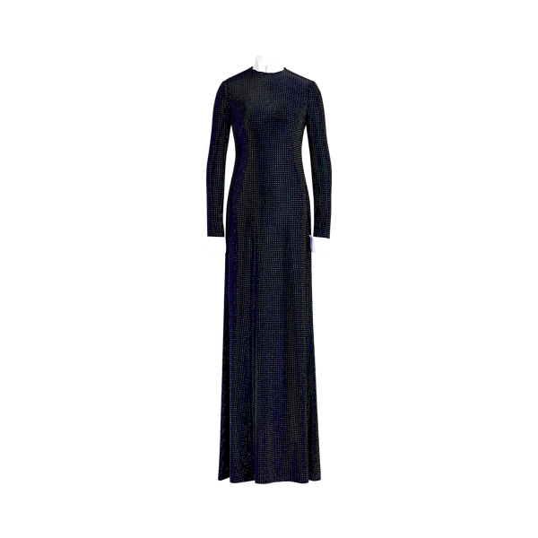 Robe Blakely en velours et cristaux Ralph Lauren Collection en Noir 2