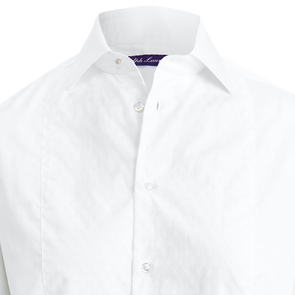 White Logan Aston Broadcloth Shirt Ralph Lauren Collection 6