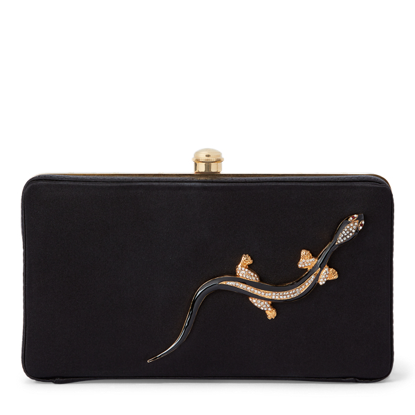 Minaudiere in raso con geco Ralph Lauren Collection in 1