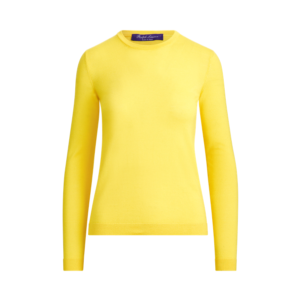 Pull col rond &agrave; manches longues Ralph Lauren Collection en 1