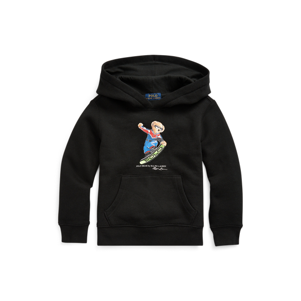 Snowboard Bear Fleece Hoodie Boys 2-7 1