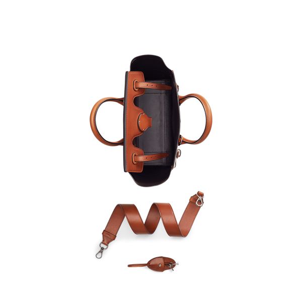 Polierte Tasche Tall Ricky 27 Ralph Lauren Collection in Gold 3