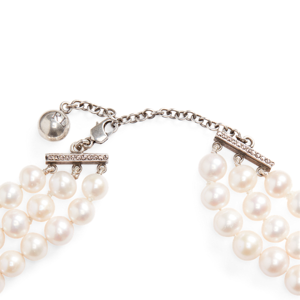 Pearl/Amethyst/Black Jewelled Pearl Necklace Ralph Lauren Collection 2