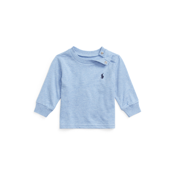 Cotton Jersey Long-Sleeve Tee Baby Boy in 1