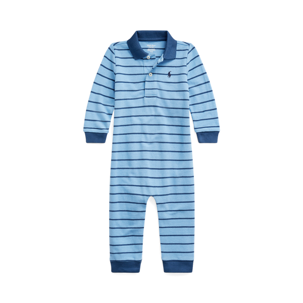 Tutina Polo in piqu&eacute; di cotone Baby Boy in 1