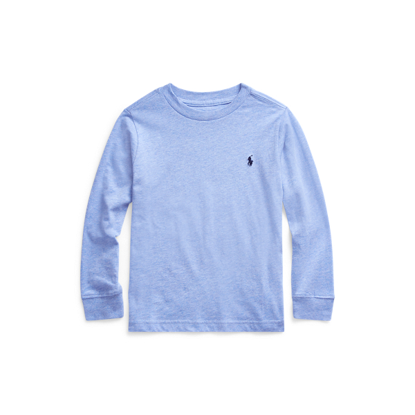 Cotton Jersey Crewneck T-Shirt Boys 1.5-6 Years 1