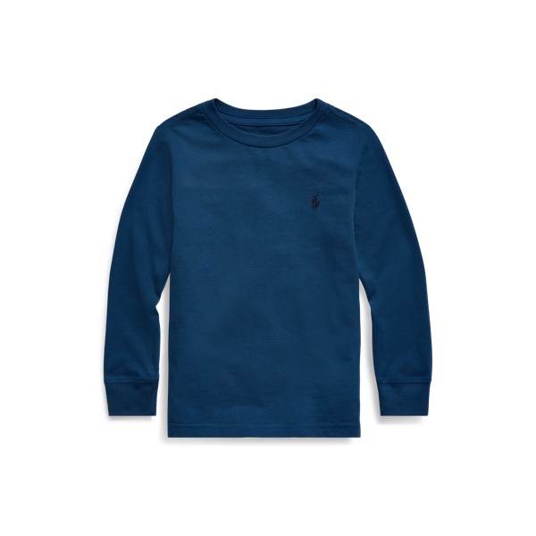 Cotton Jersey Long-Sleeve Tee Boys 1.5-6 Years in 1