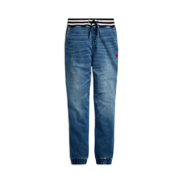 Pantalon de jogging denim stretch