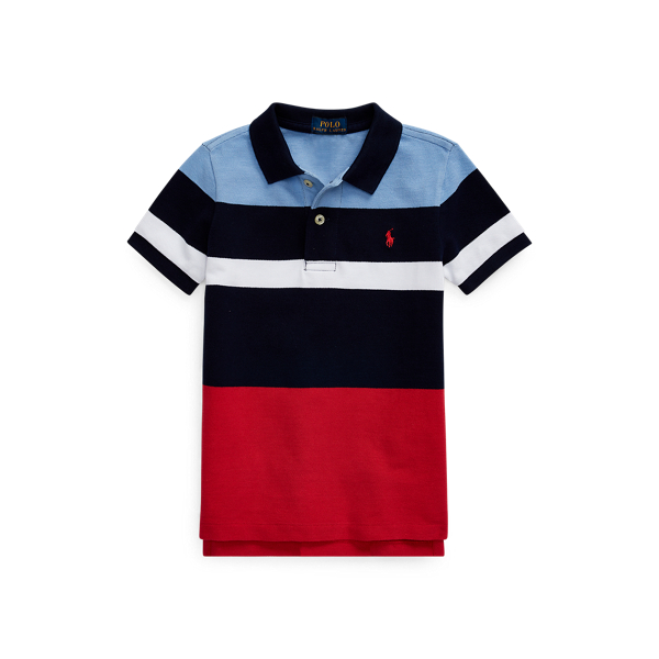 Polo en coton piqu&eacute; ray&eacute; Boys 1.5-6 Years en 1