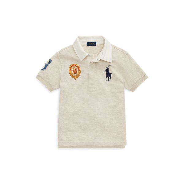 Cotton Mesh Rugby Shirt Boys 1.5-6 Years 1