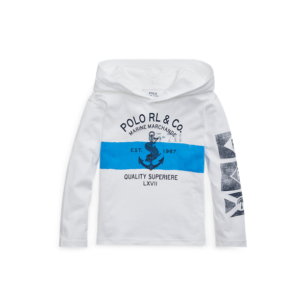 Cotton Jersey Hooded Tee Boys 1.5-6 Years 1