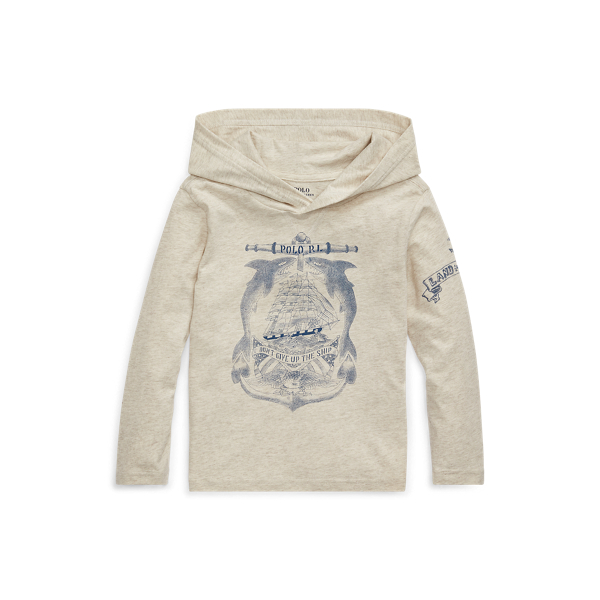 Cotton Jersey Hooded Tee Boys 1.5-6 Years 1