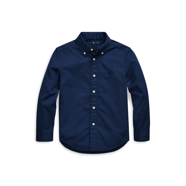 Garment-Dyed Twill Shirt Boys 1.5-6 Years 1