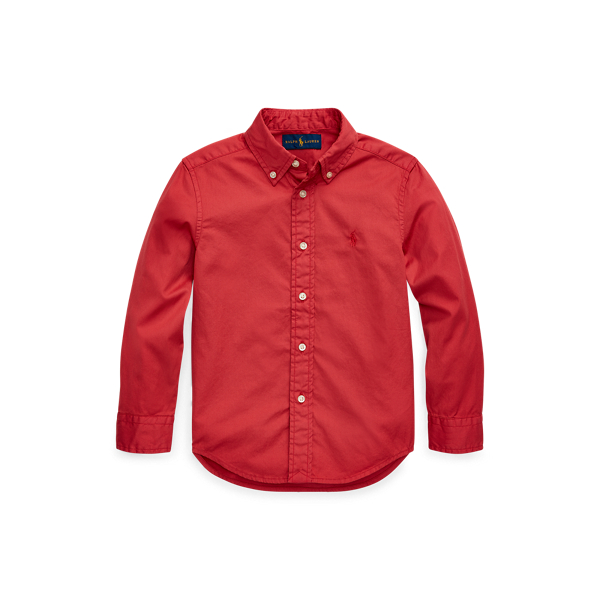 Chemise teinte en pi&egrave;ce en coton Boys 1.5-6 Years en 1