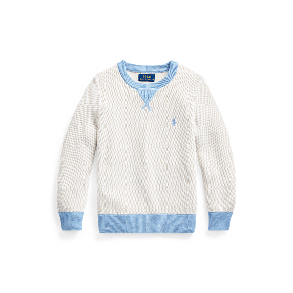 Textured Cotton Sweater Boys 1.5-6 Years in 1