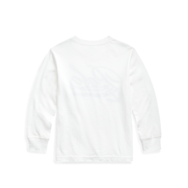 White Cotton Jersey Graphic Tee Boys 1.5-6 Years 2