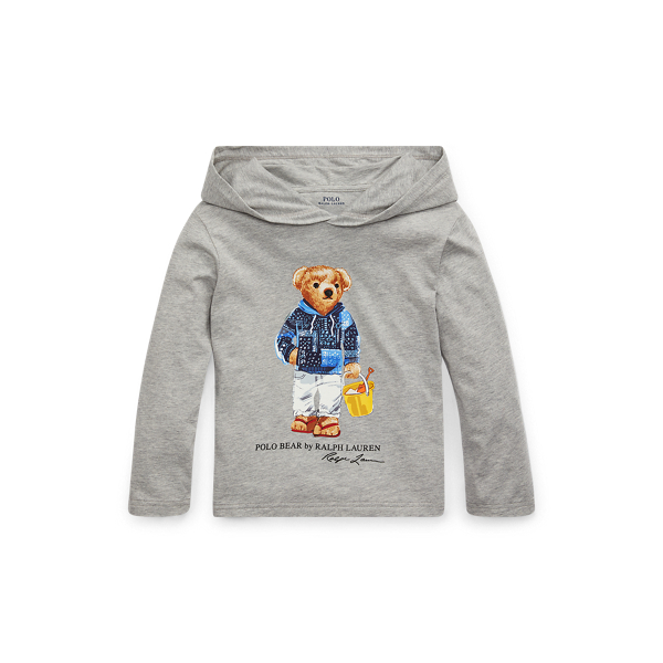 Camiseta con capucha con Polo Bear playero Boys 1.5-6 Years en 1