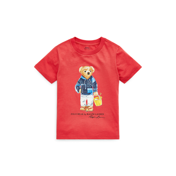 Beach Bear Cotton Tee Boys 1.5-6 Years 1