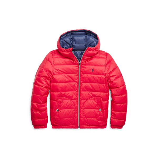 Reversible Quilted Down Jacket Boys 6-14 Years in 1