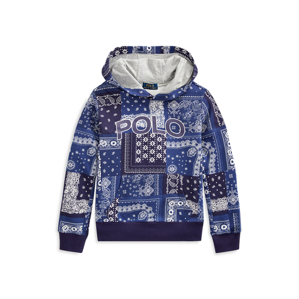 Sudadera de felpa con capucha&nbsp;y estampado bandana Boys 6-14 Years en 1