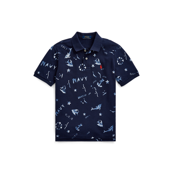 Polo in piqu&eacute; di cotone nautica Boys 6-14 Years in 1