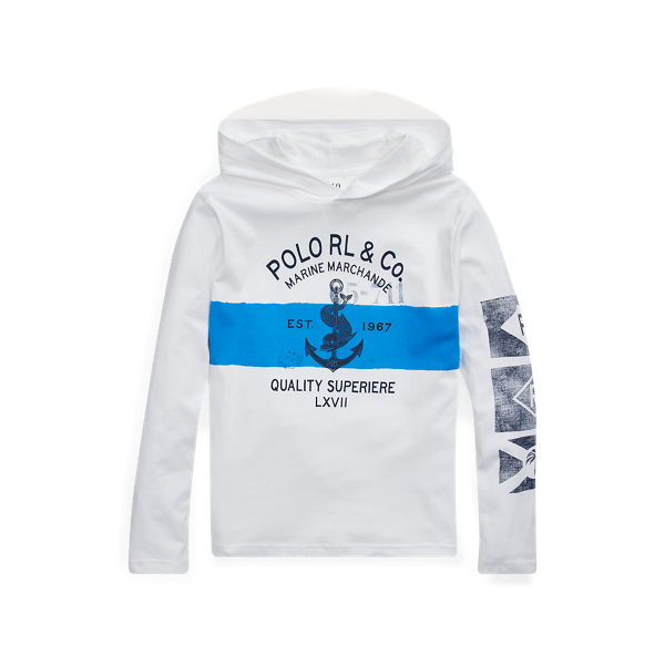 Cotton Jersey Hooded Tee Boys 6-14 Years 1